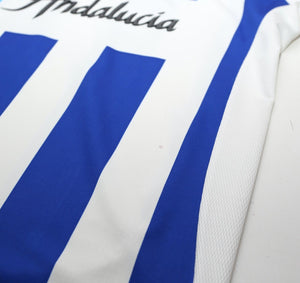 2002/03 D. SILVA #9 Malaga Vintage Umbro Home Football Shirt (XL)