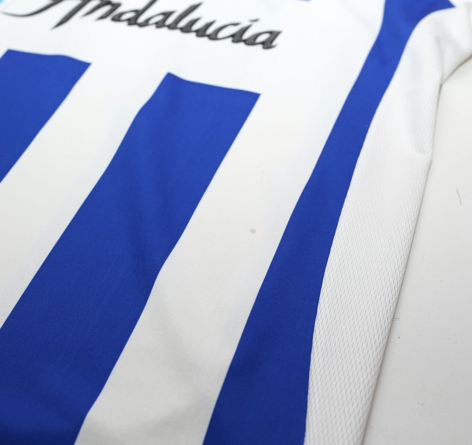 2002/03 D. SILVA #9 Malaga Vintage Umbro Home Football Shirt (XL)