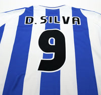 2002/03 D. SILVA #9 Malaga Vintage Umbro Home Football Shirt (XL)