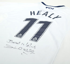 2002/03 David HEALY #11 Preston North End MATCH WORN Home Football Shirt (L)