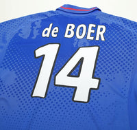 2002/03 de Boer #14 Rangers Vintage Diadora Home Football Shirt Jersey (XXL)