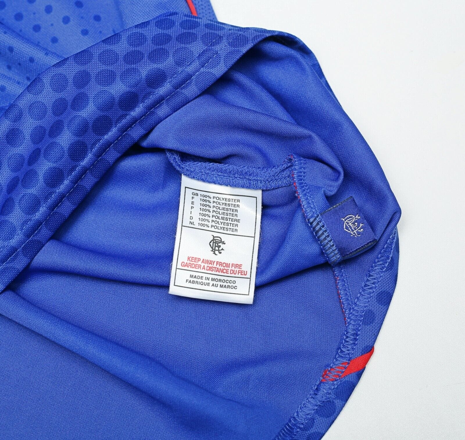 2002/03 de Boer #14 Rangers Vintage Diadora Home Football Shirt Jersey (XXL)