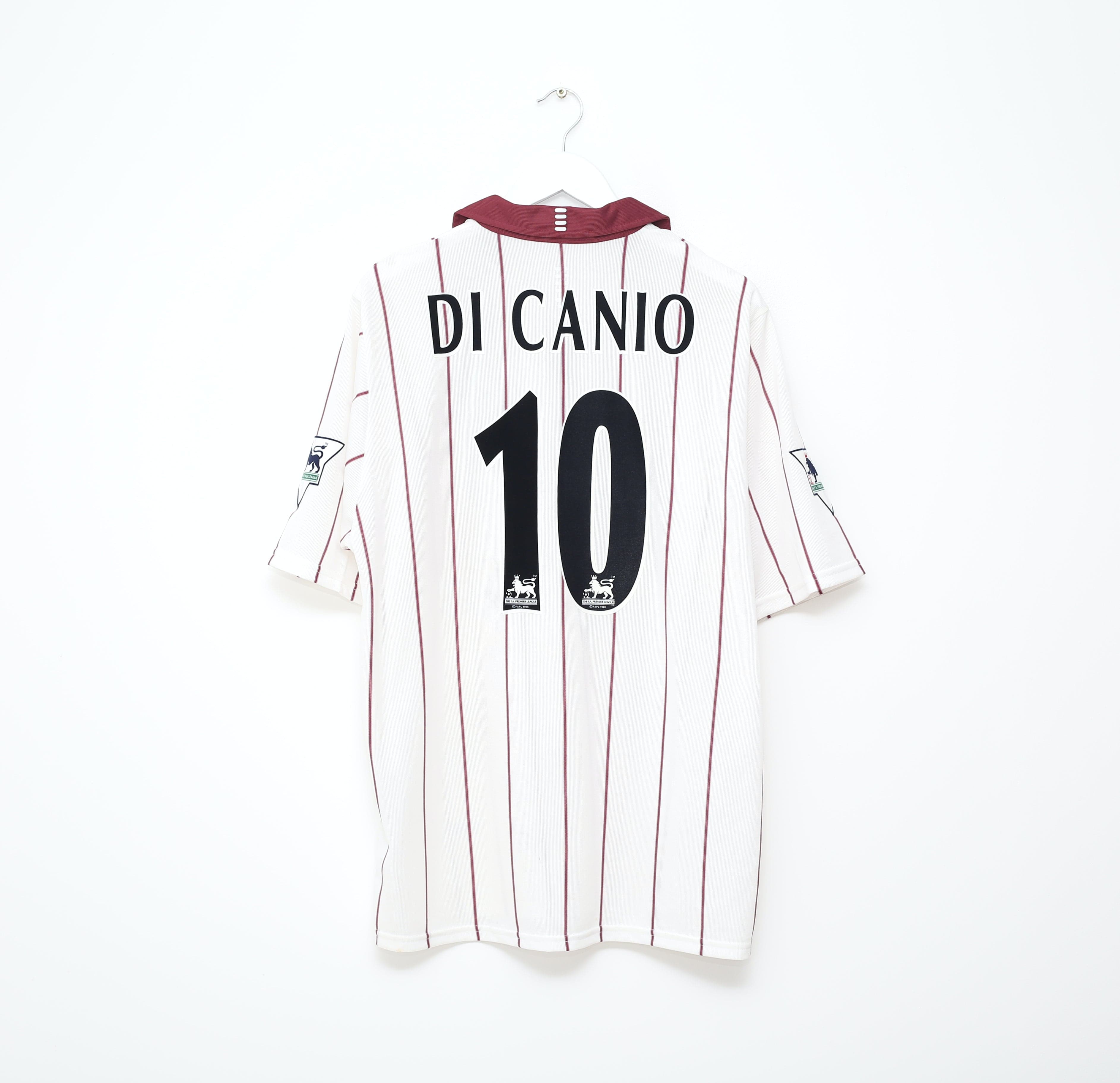 2002/03 DI CANIO #10 West Ham United FILA Away SIGNED