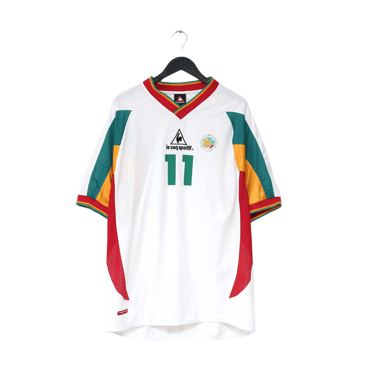 2002/03 DIOUF #11 Senegal Vintage LCS Home Football Shirt (XL/XXL)