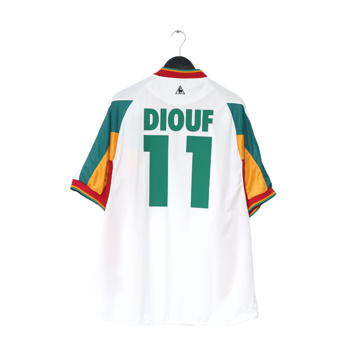 2002/03 DIOUF #11 Senegal Vintage LCS Home Football Shirt (XL/XXL)