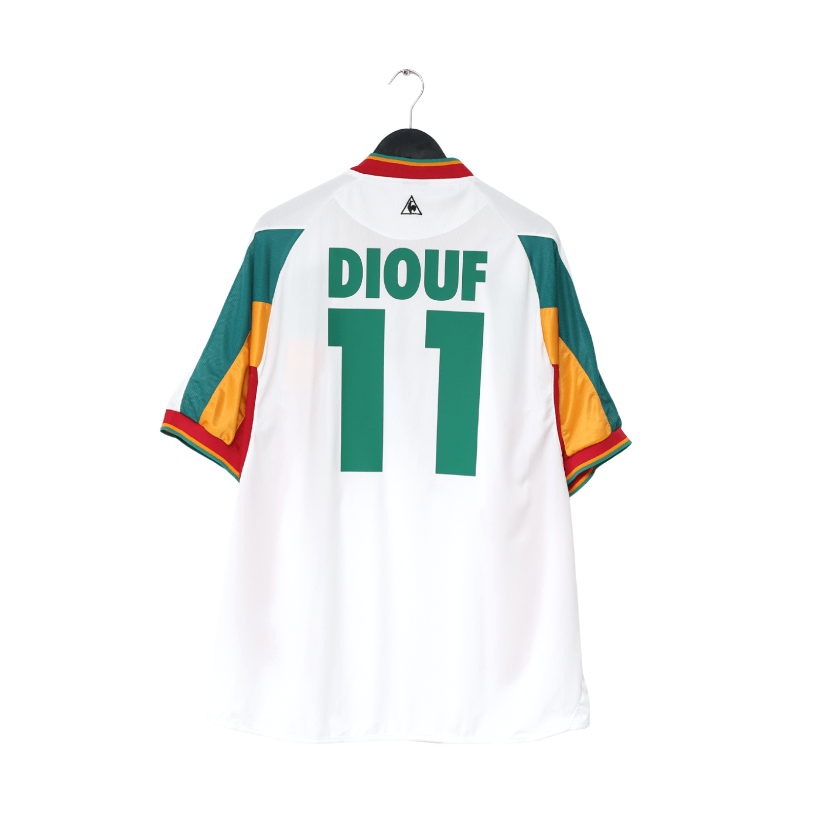 2002/03 DIOUF #11 Senegal Vintage LCS Home Football Shirt (XL/XXL)