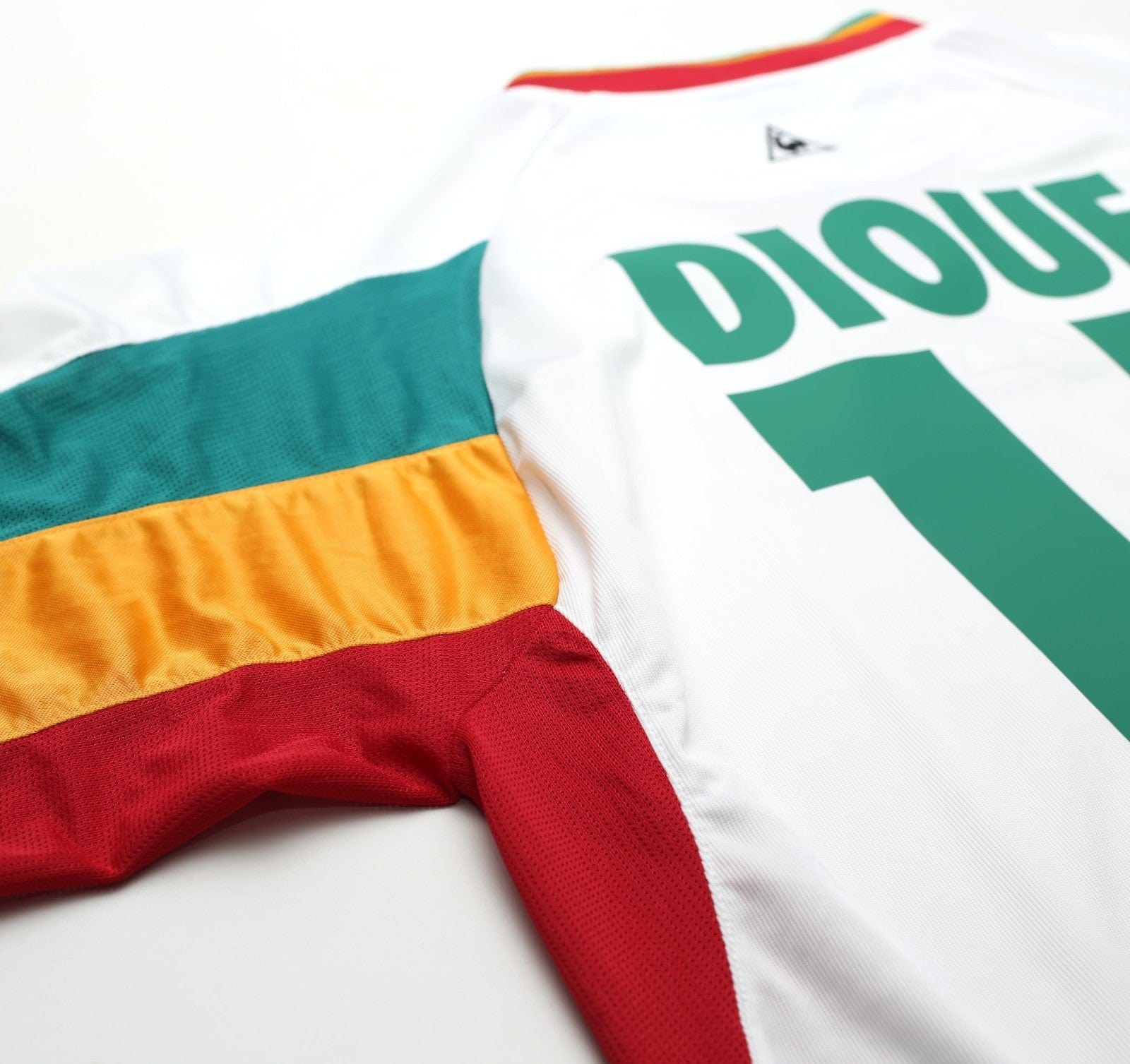 2002/03 DIOUF #11 Senegal Vintage LCS Home Football Shirt (XL/XXL)