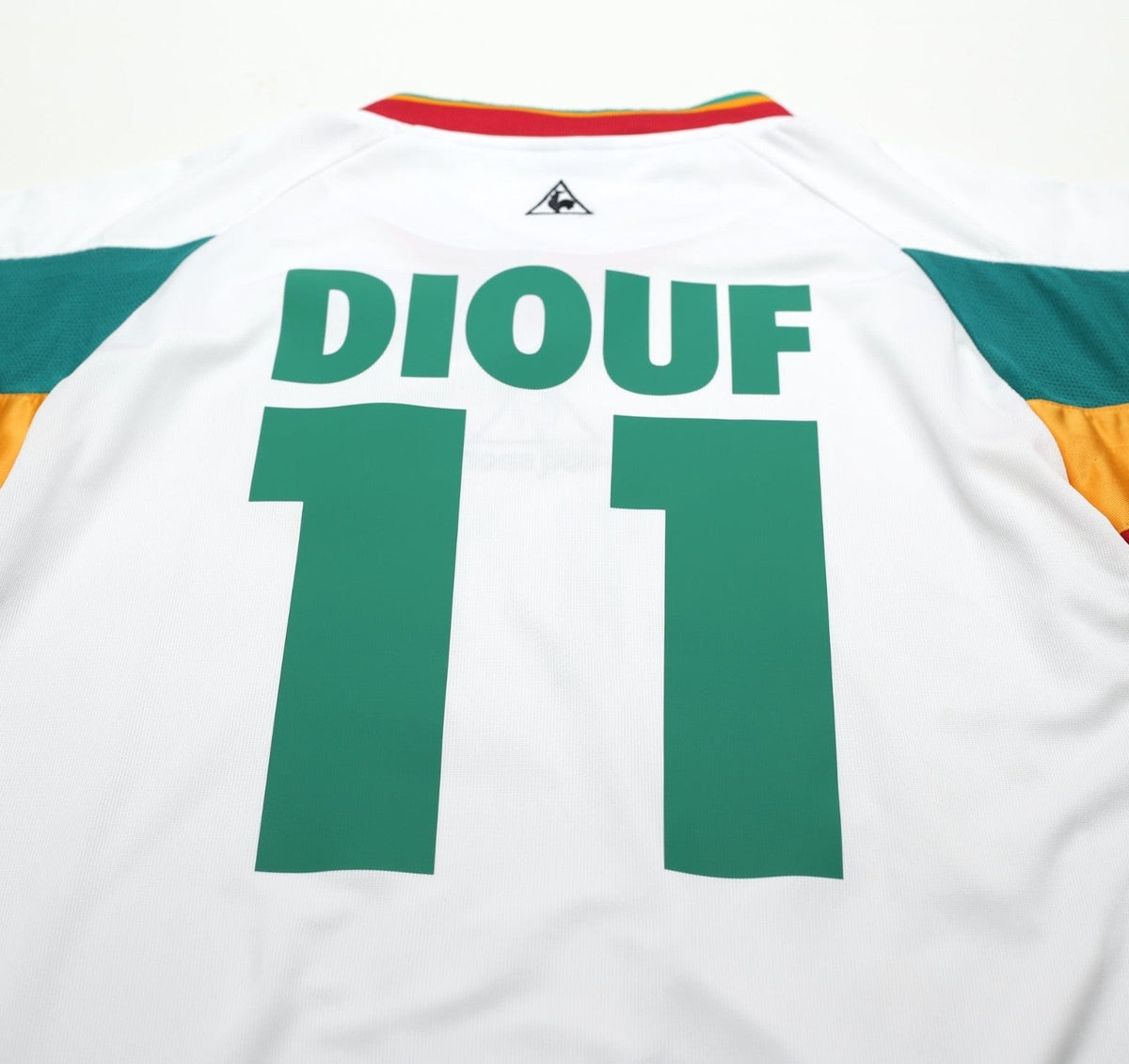 2002/03 DIOUF #11 Senegal Vintage LCS Home Football Shirt (XL/XXL)