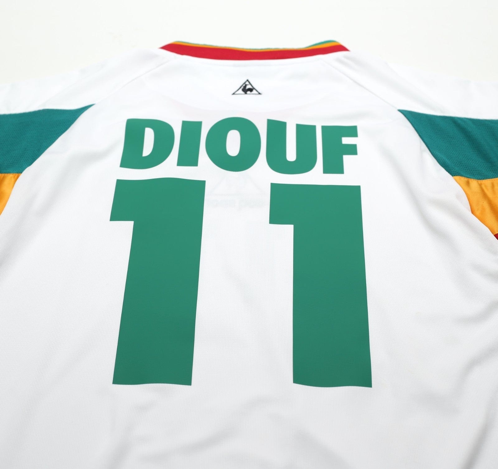 2002/03 DIOUF #11 Senegal Vintage LCS Home Football Shirt (XL/XXL)