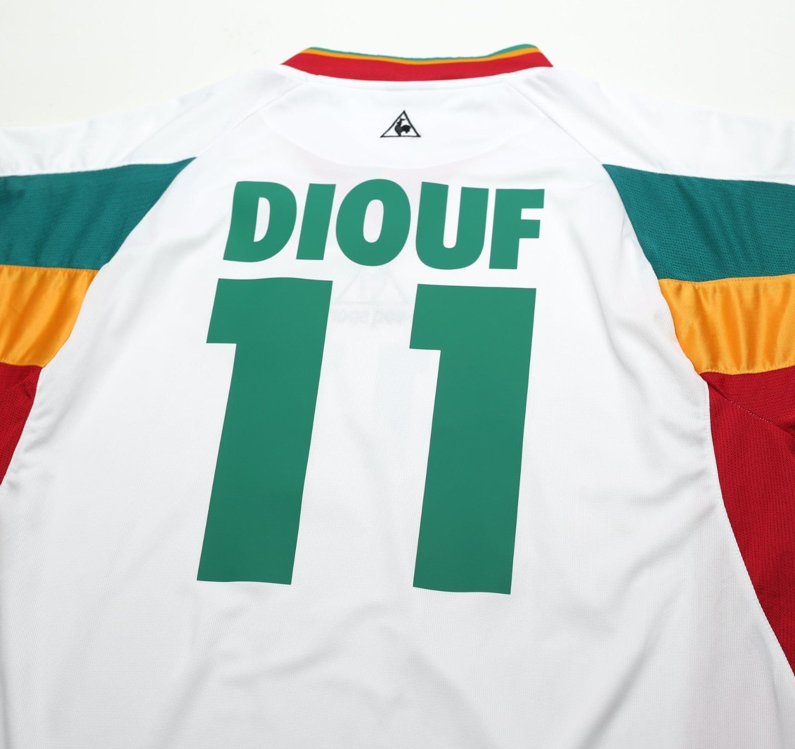 2002/03 DIOUF #11 Senegal Vintage LCS Home Football Shirt (XL/XXL)