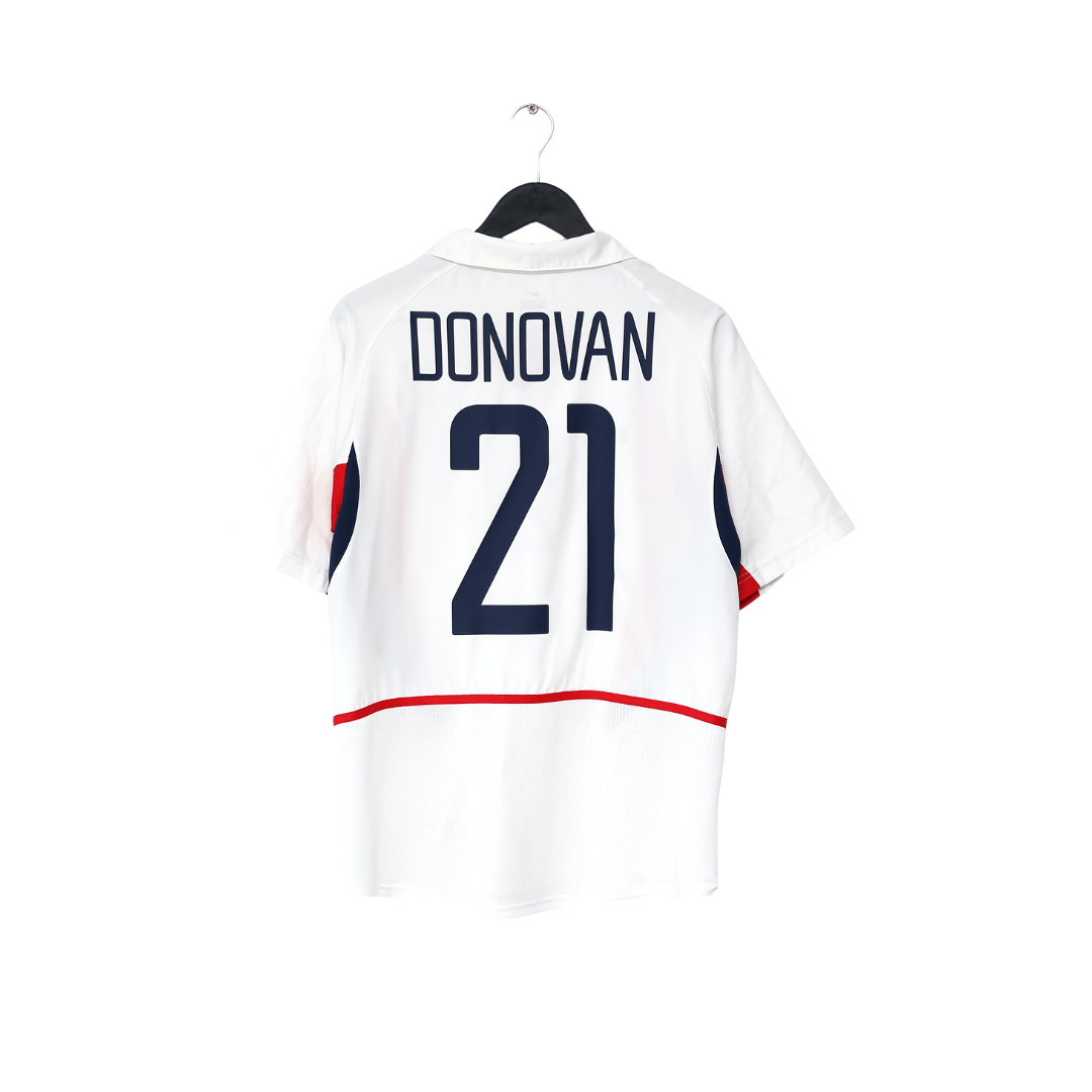 2002/03 DONOVAN #21 USA Vintage Nike Home Football Shirt Jersey (M) USMT