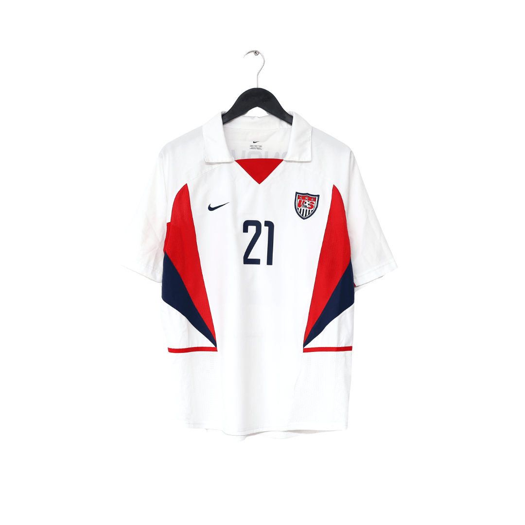 2002/03 DONOVAN #21 USA Vintage Nike Home Football Shirt Jersey (M) USMT