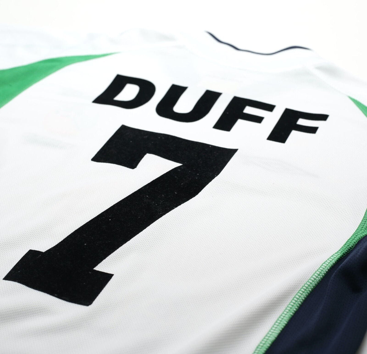 2002/03 DUFF #7 Ireland Vintage Umbro Away Football Shirt (S) World Cup 2002