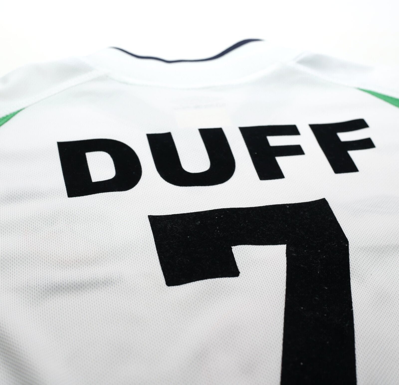 2002/03 DUFF #7 Ireland Vintage Umbro Away Football Shirt (S) World Cup 2002