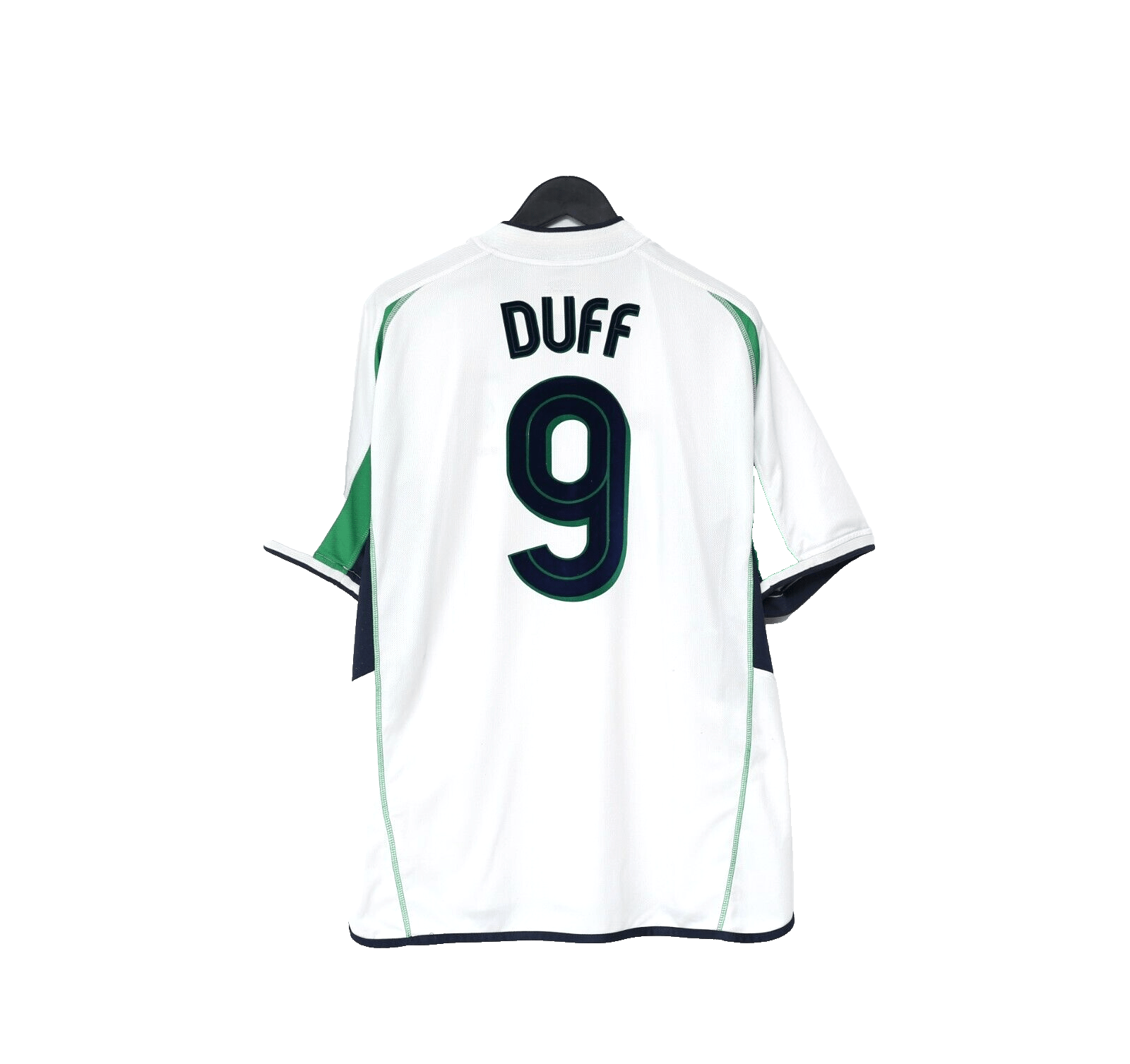 2002/03 DUFF #9 Ireland Vintage Umbro Away Football Shirt (XXL) World Cup 2002