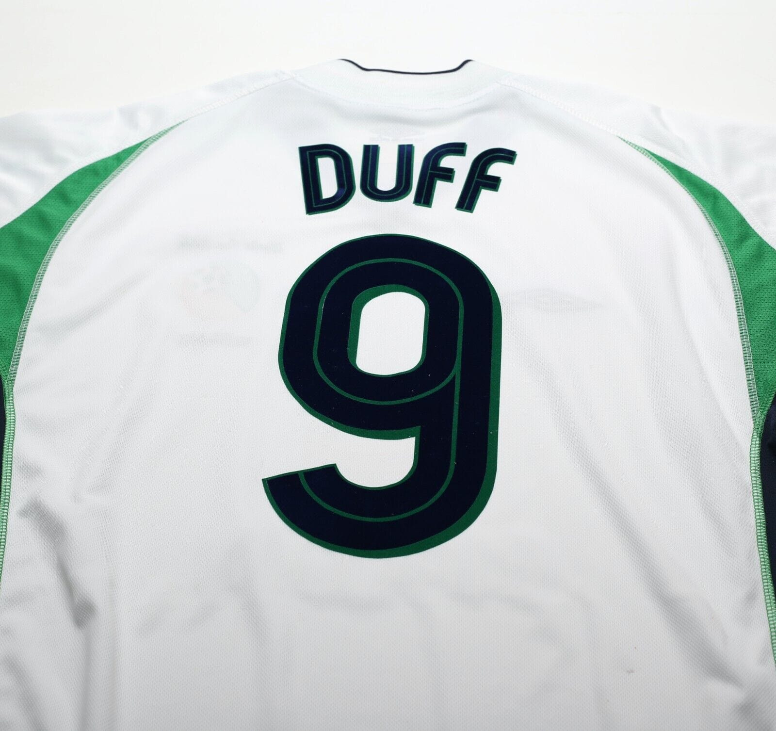 2002/03 DUFF #9 Ireland Vintage Umbro Away Football Shirt (XXL) World Cup 2002