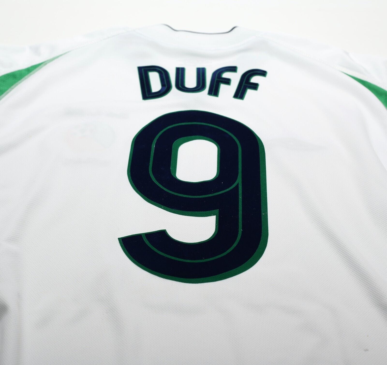 2002/03 DUFF #9 Ireland Vintage Umbro Away Football Shirt (XXL) World Cup 2002