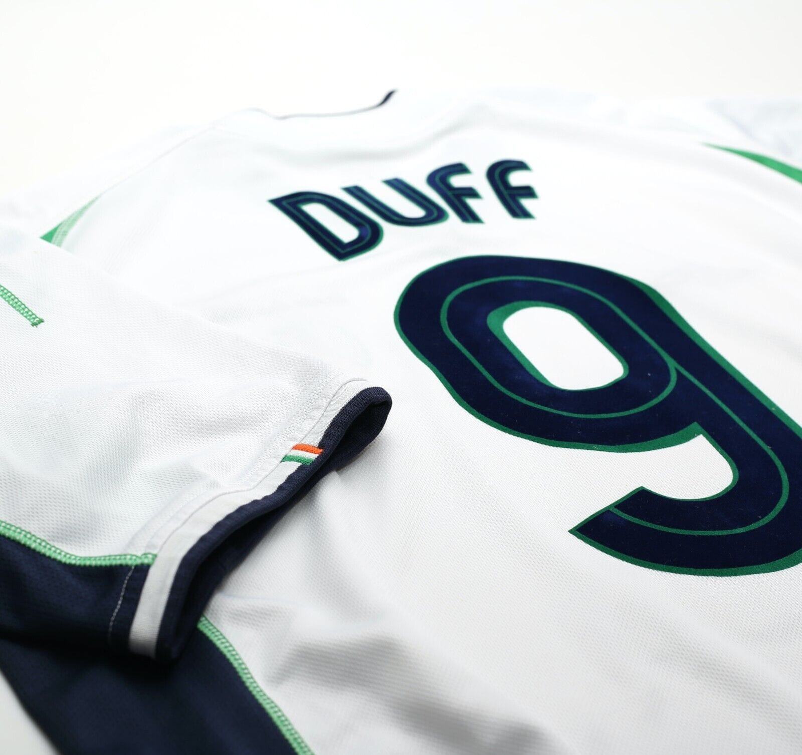 2002/03 DUFF #9 Ireland Vintage Umbro Away Football Shirt (XXL) World Cup 2002