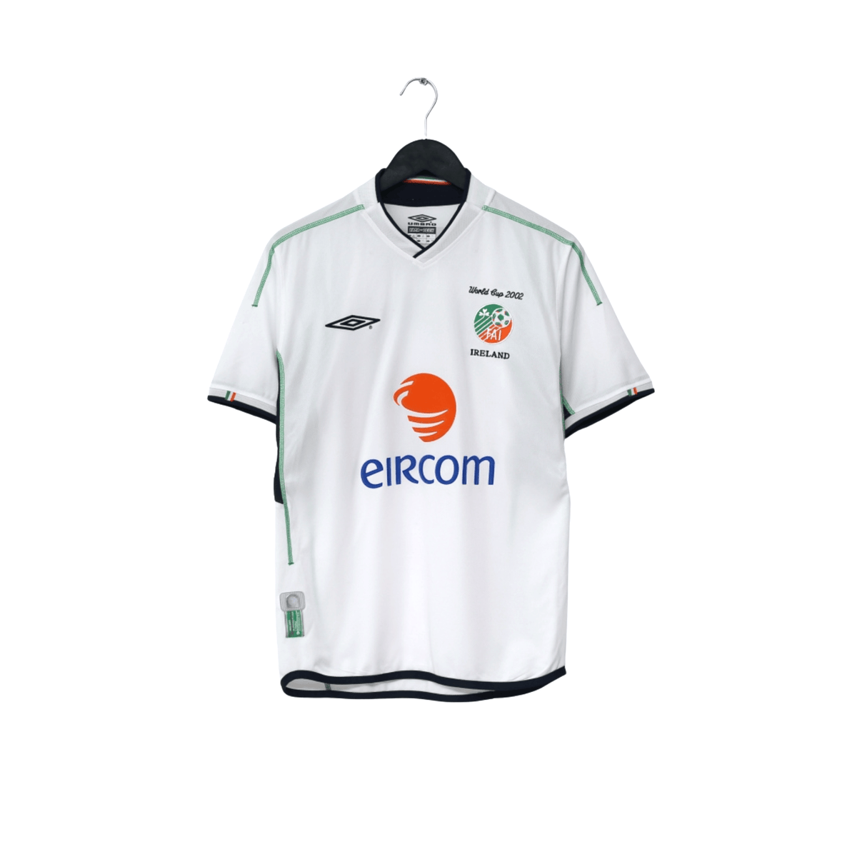 2002/03 Duff #9 Ireland Vintage Umbro Home Football Shirt (S)