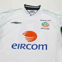 2002/03 Duff #9 Ireland Vintage Umbro Home Football Shirt (S)