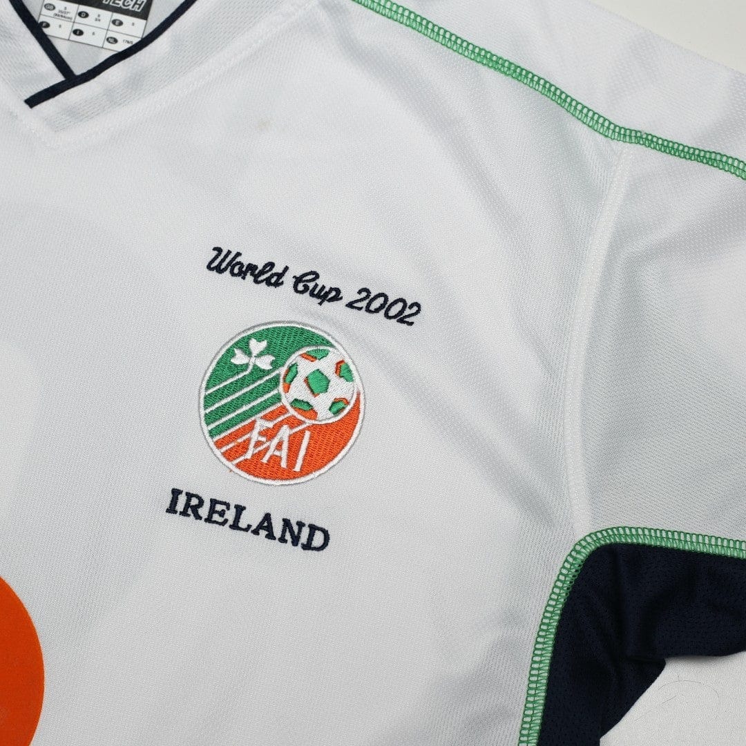 2002/03 Duff #9 Ireland Vintage Umbro Home Football Shirt (S)