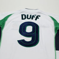 2002/03 Duff #9 Ireland Vintage Umbro Home Football Shirt (S)