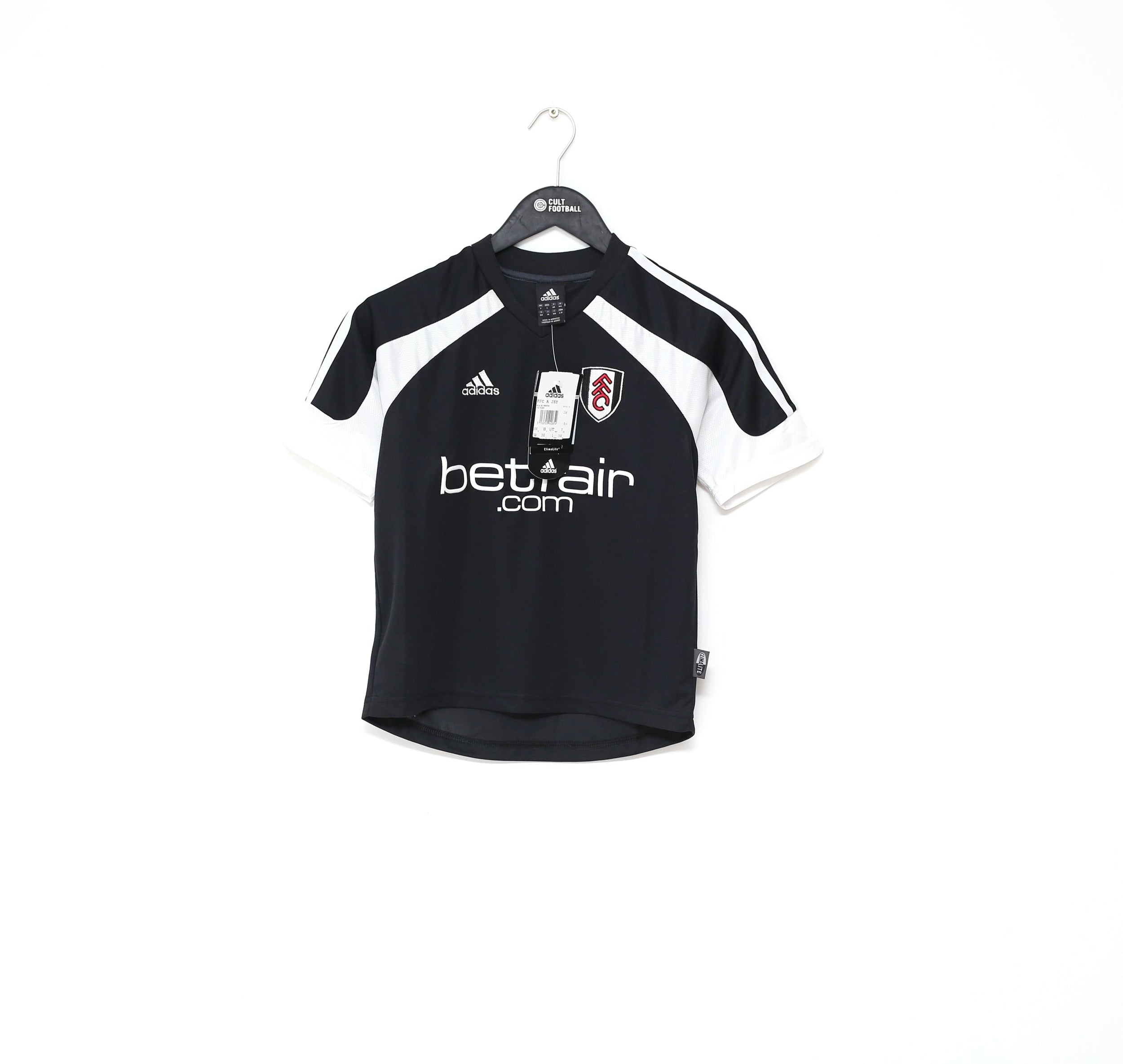 2002/03 FULHAM BNWT Vintage adidas Away Football Shirt (Y) Saha Era