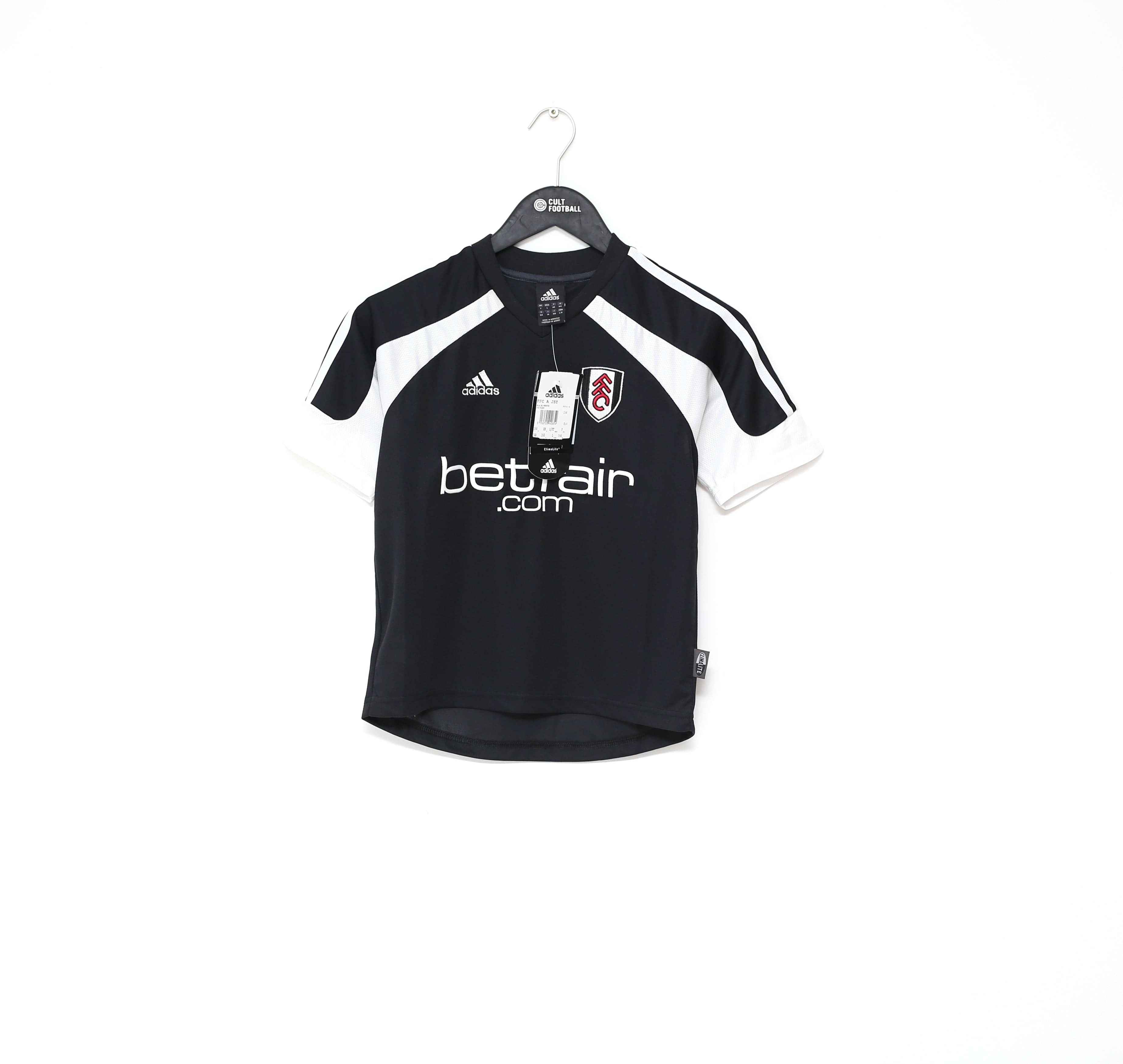 2002/03 FULHAM BNWT Vintage adidas Away Football Shirt (Y) Saha Era