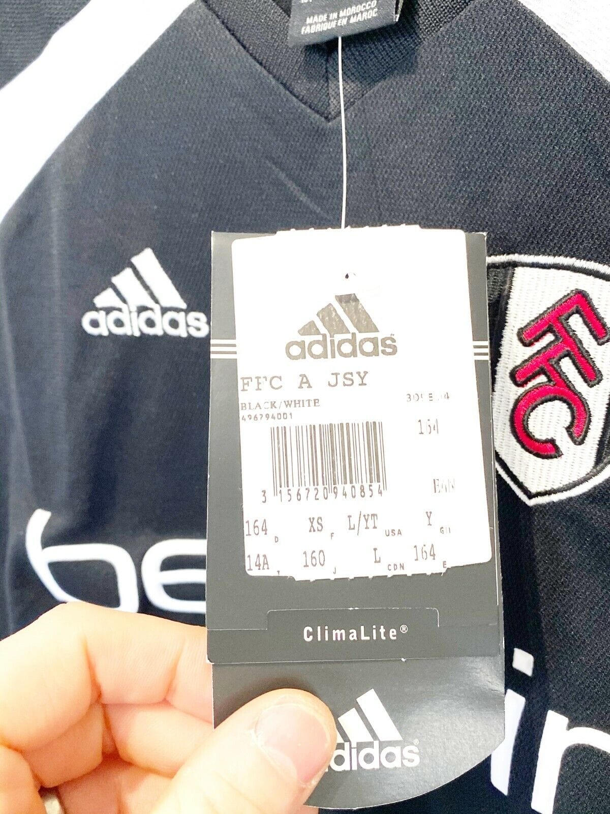 2002/03 FULHAM BNWT Vintage adidas Away Football Shirt (Y) Saha Era