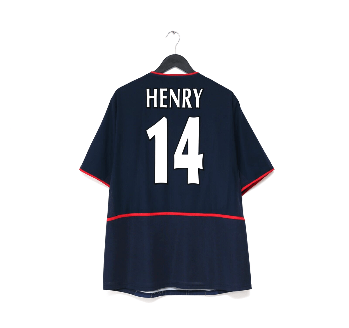 2002/03 HENRY #14 Arsenal Vintage Nike Away Football Shirt (XL)