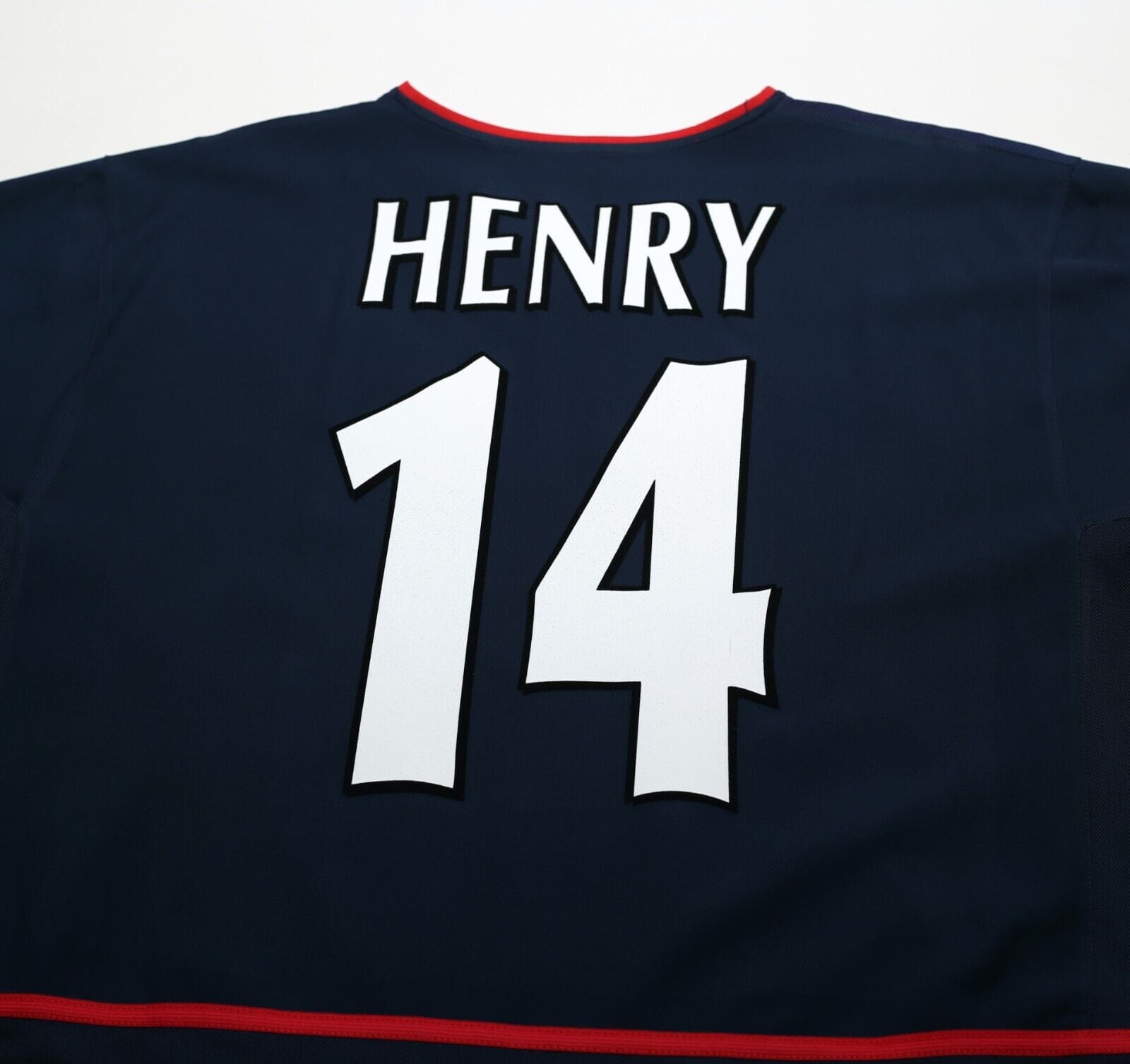 2002/03 HENRY #14 Arsenal Vintage Nike Away Football Shirt (XL)