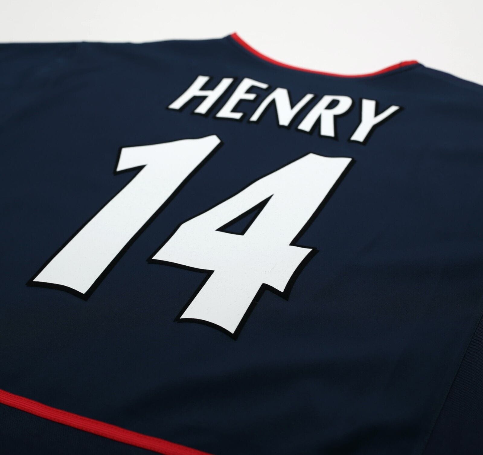 2002/03 HENRY #14 Arsenal Vintage Nike Away Football Shirt (XL)