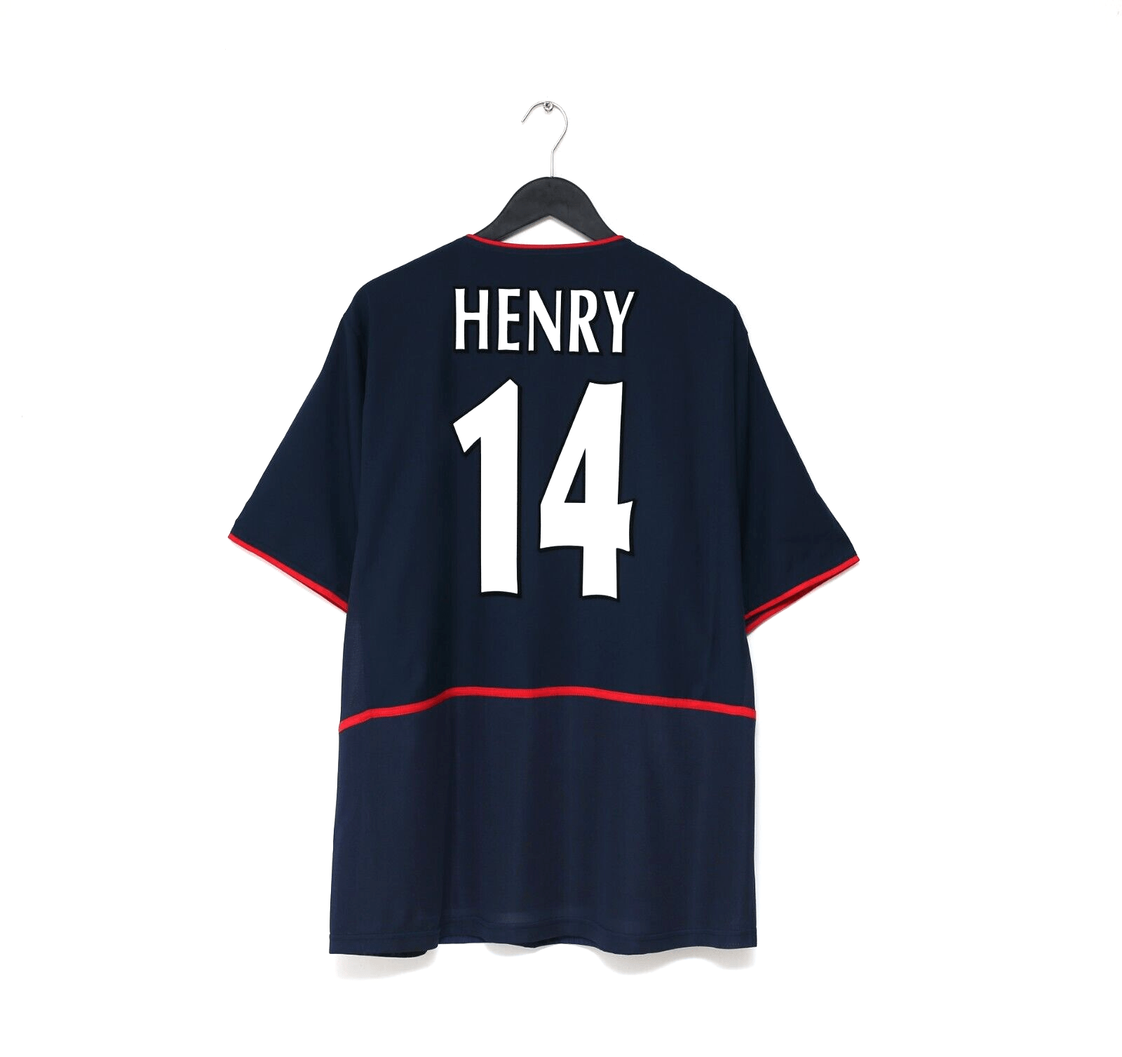 2002/03 HENRY #14 Arsenal Vintage Nike Away Football Shirt (XL)