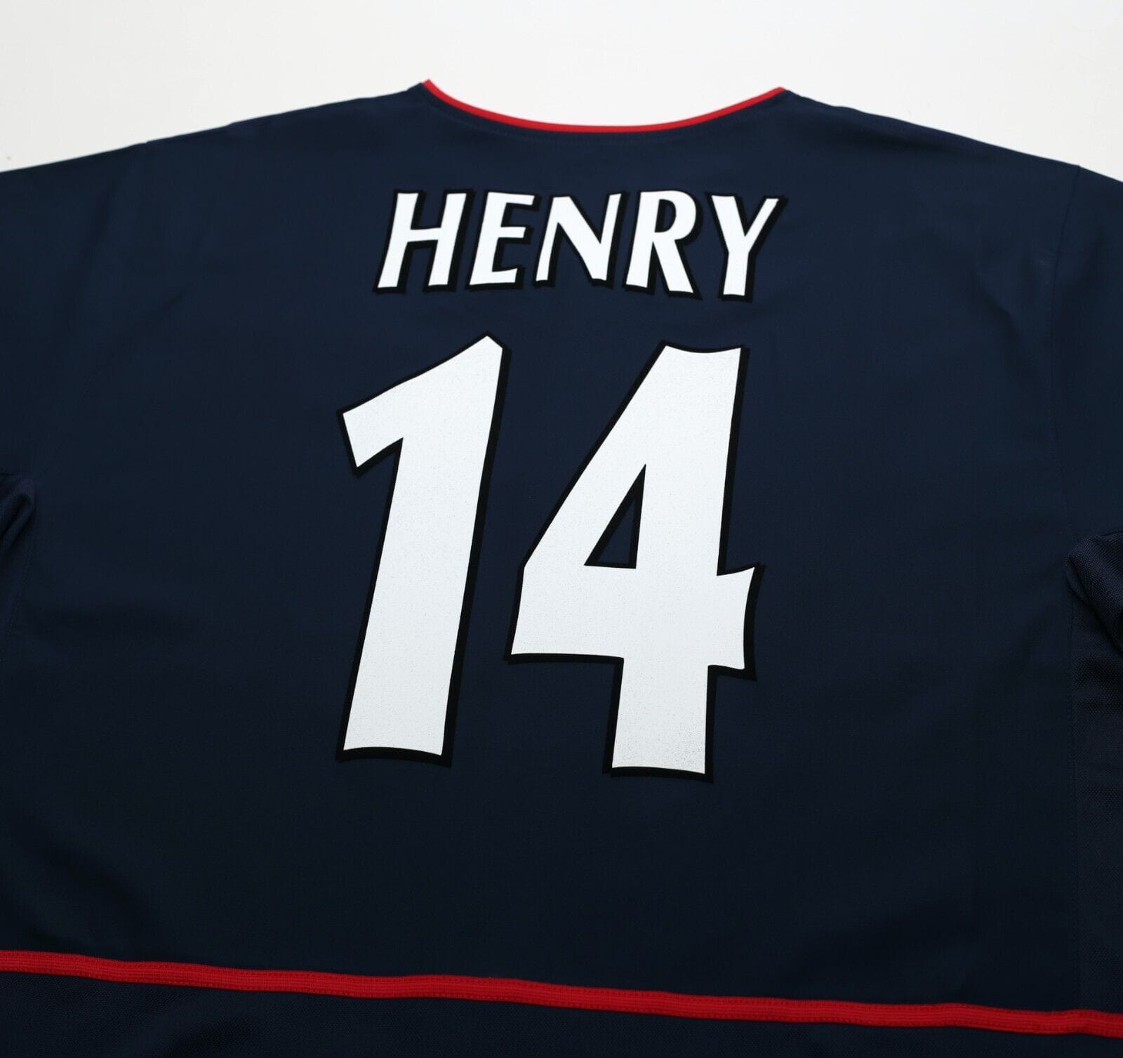 2002/03 HENRY #14 Arsenal Vintage Nike Away Football Shirt (XL)