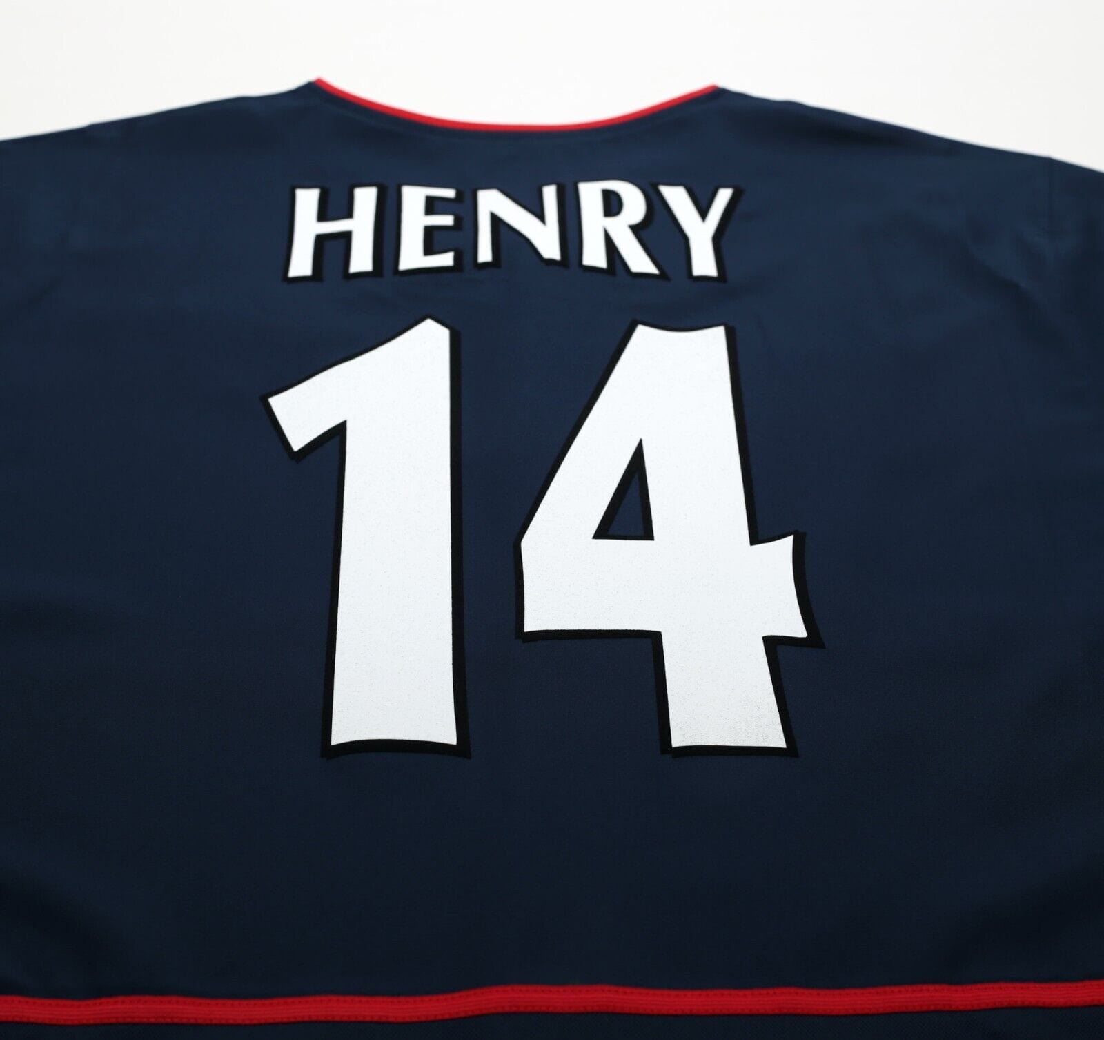 2002/03 HENRY #14 Arsenal Vintage Nike Away Football Shirt (XL)