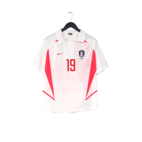 2002/03 J.H.AHN #19 South Korea Vintage Nike Away Football Shirt (M) WC 2002