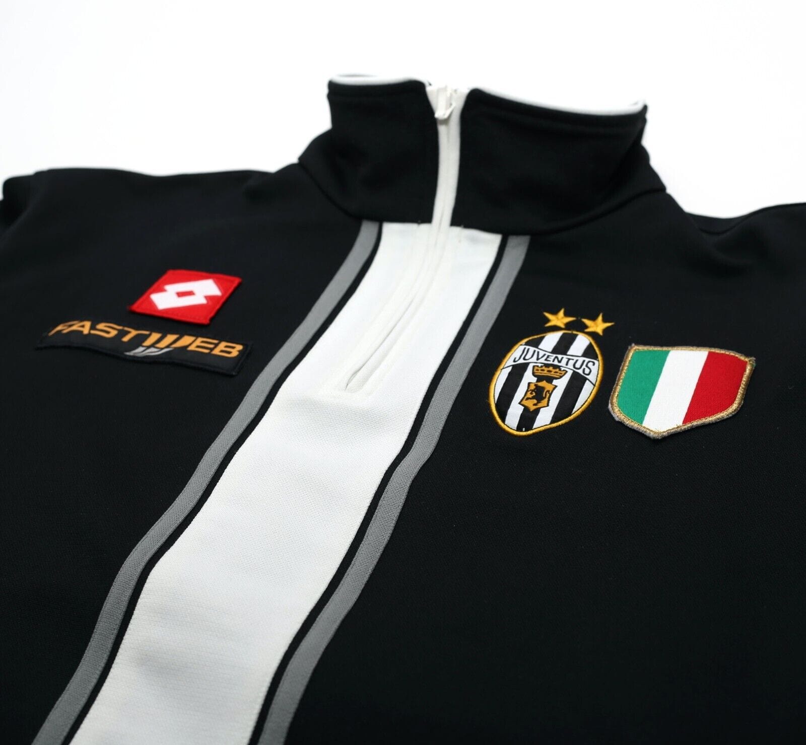 2002/03 JUVENTUS Vintage Lotto 1/4 Zip Track Top Jacket (M