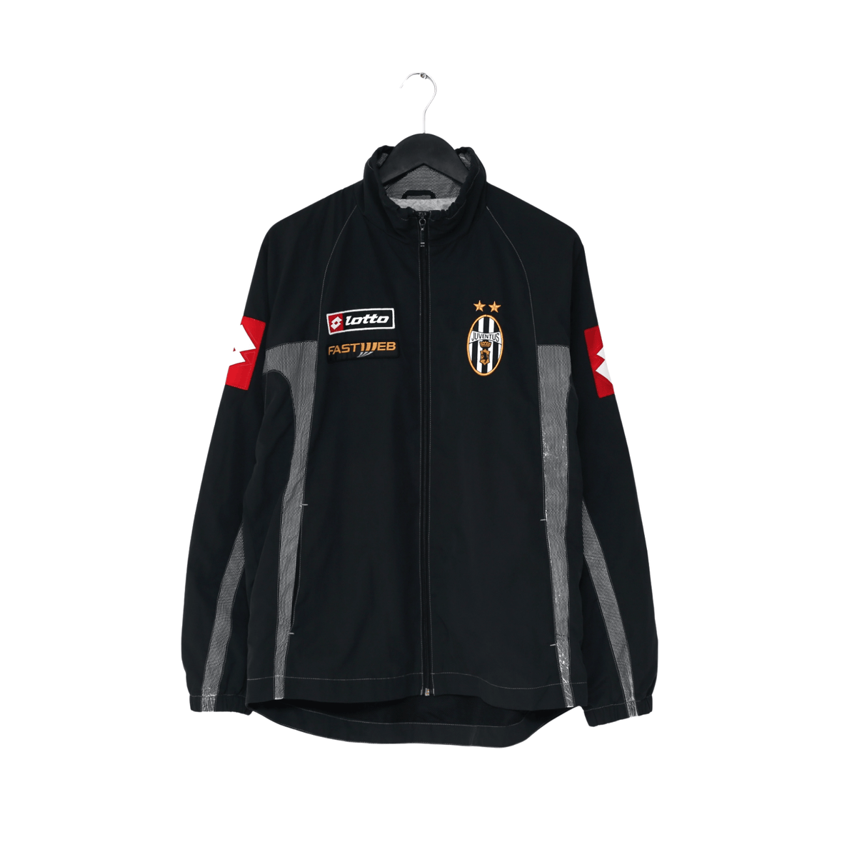 2002/03 Juventus Vintage Lotto Football Track Top Jacket (L) 2002/03 Juventus Vintage Lotto Football Track Top Jacket (L)