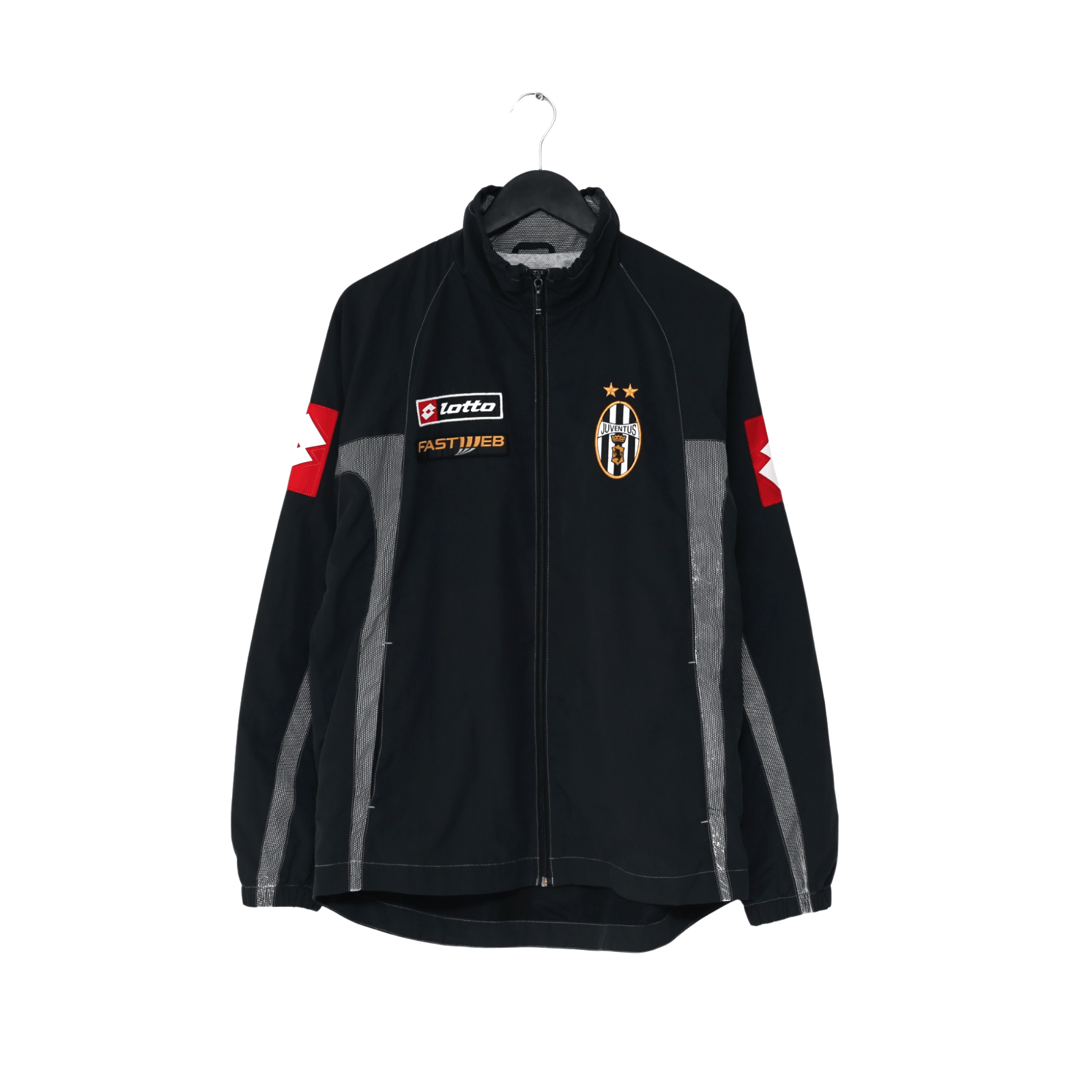 2002/03 Juventus Vintage Lotto Football Track Top Jacket (L)
