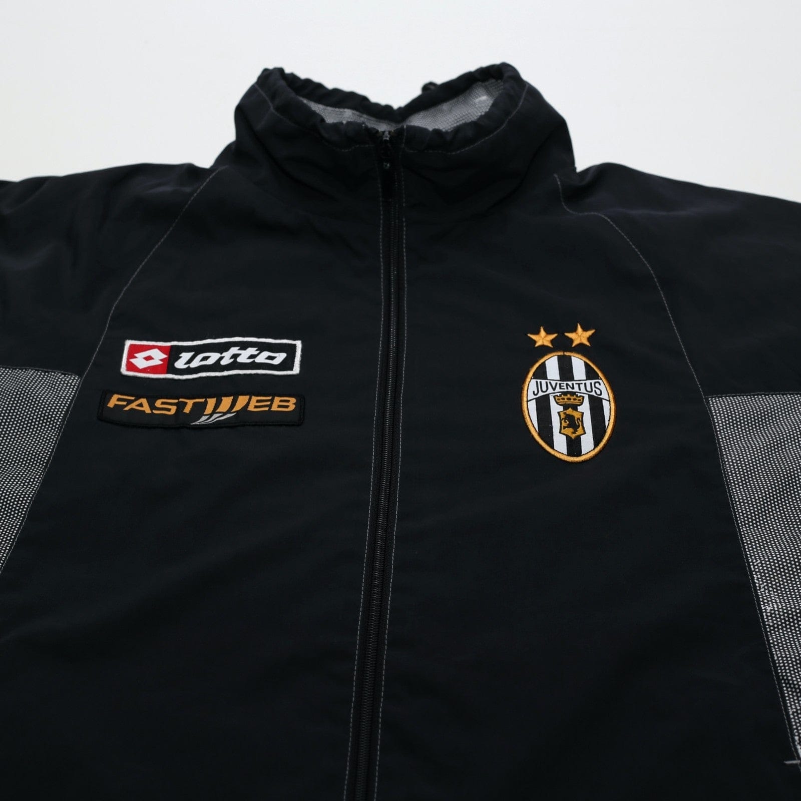2002/03 Juventus Vintage Lotto Football Track Top Jacket (L)