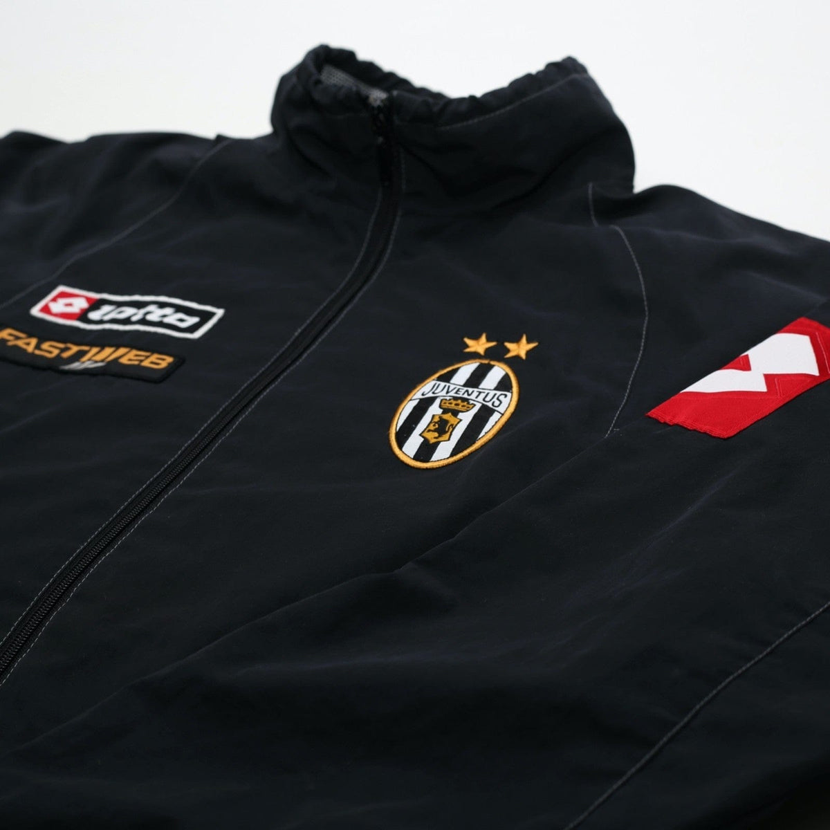 2002/03 Juventus Vintage Lotto Football Track Top Jacket (L)
