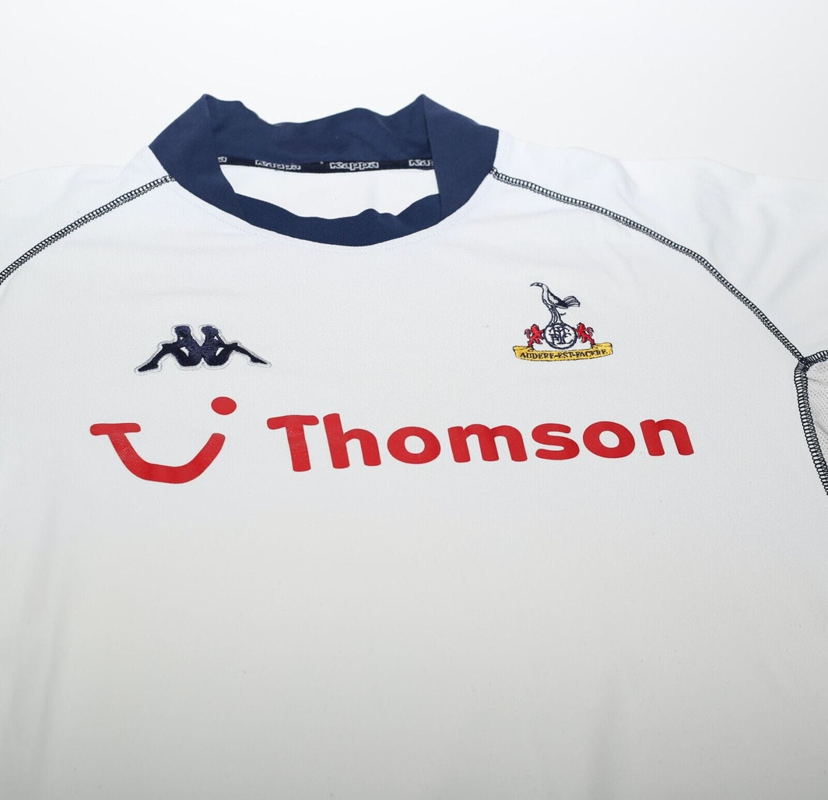 2002/03 KANOUTE #9 Tottenham Hotspur Vintage Kappa Home Football Shirt (L/XL)