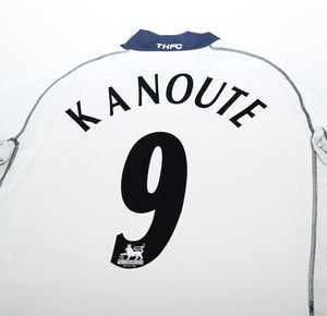 2002/03 KANOUTE #9 Tottenham Hotspur Vintage Kappa Home Football Shirt (L/XL)