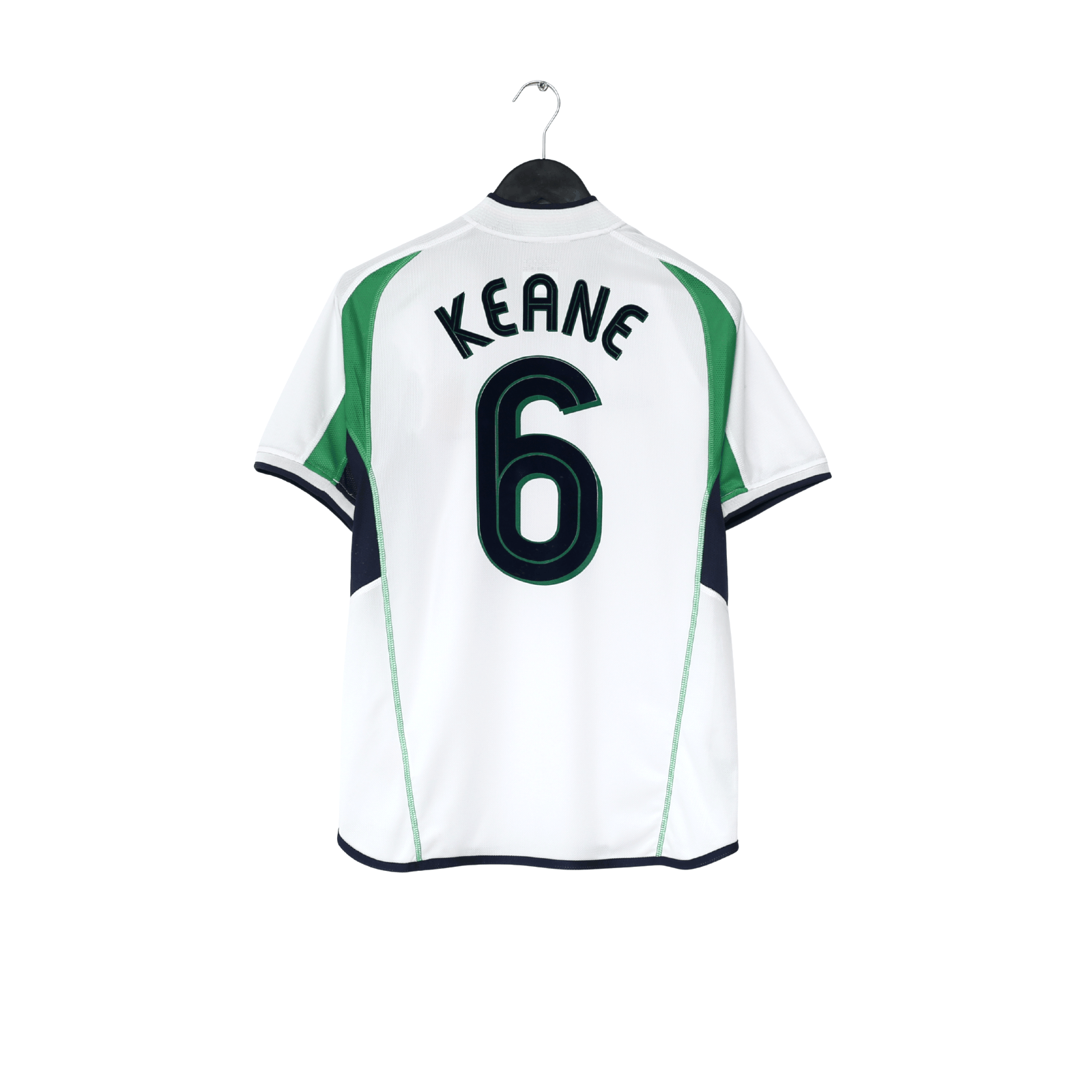 2002/03 KEANE #6 Ireland Vintage Umbro Away Football Shirt (S)
