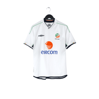 2002/03 KEANE #6 Ireland Vintage Umbro Away Football Shirt (S)