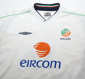 2002/03 KEANE #6 Ireland Vintage Umbro Away Football Shirt (XL)