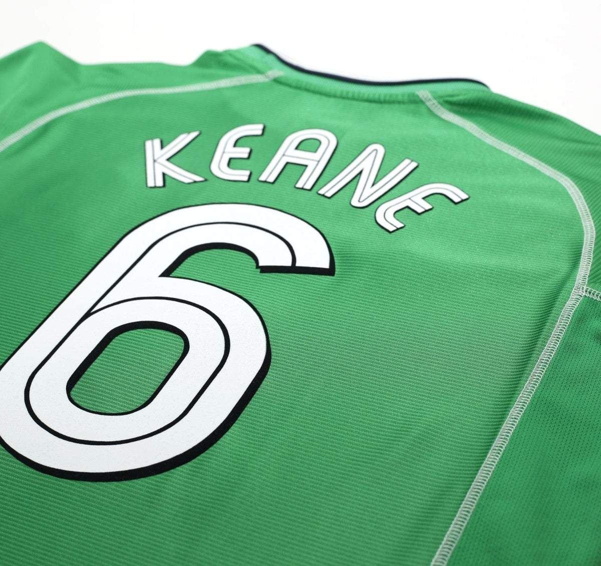 2002/03 KEANE #6 Ireland Vintage Umbro Home Football Shirt (L)