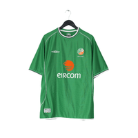 2002/03 KEANE #6 Ireland Vintage Umbro Home Football Shirt (XL)