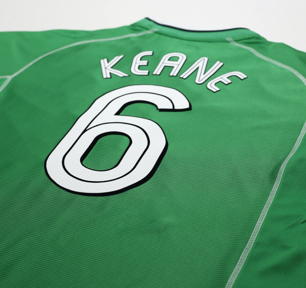 2002/03 KEANE #6 Ireland Vintage Umbro Home Football Shirt (XL)