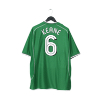 2002/03 Keane #6 Ireland Vintage Umbro Home Football Shirt (XL)